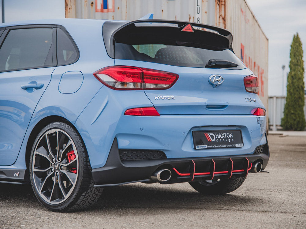 Maxton Design Street PRO Rear Diffuser V.1 Hyundai I30 N Mk3 Hatchback - HYI303NCNC-RS2B - Image 3