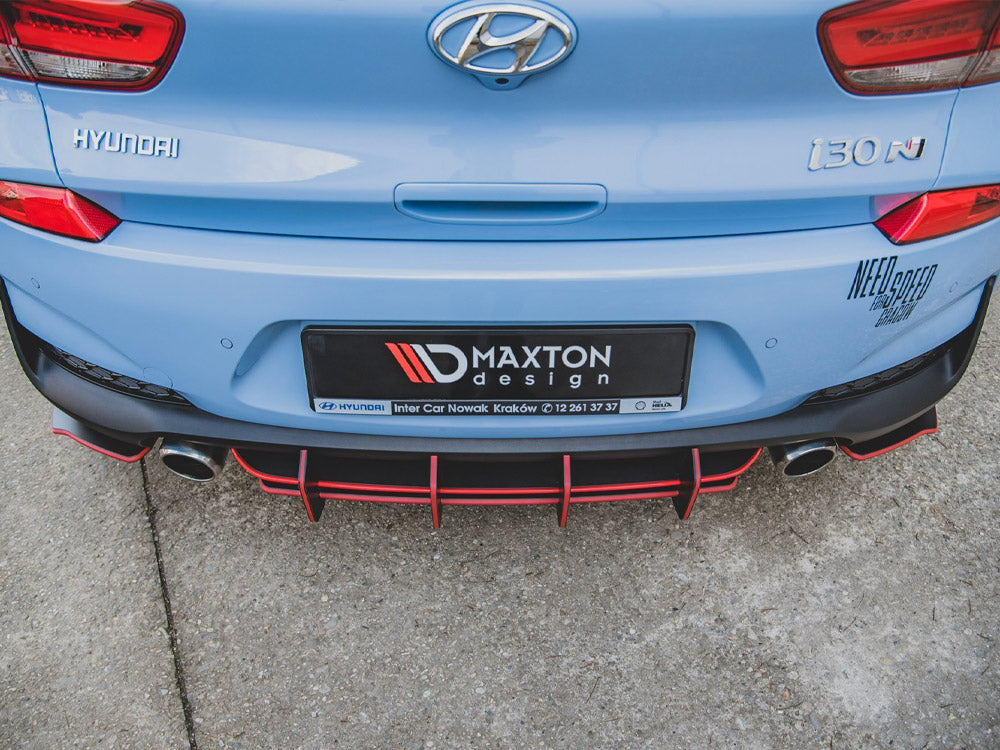Maxton Design Street PRO Rear Diffuser V.2 Hyundai I30 N Mk3 Hatchback - HYI303NCNC-RS3B - Image 5