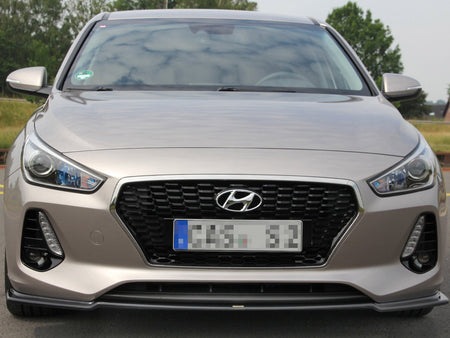 Maxton Design Front Splitter V.1 Hyundai I30 Mk3 Hatchback - HY-I30-3-FD1G - Image 3