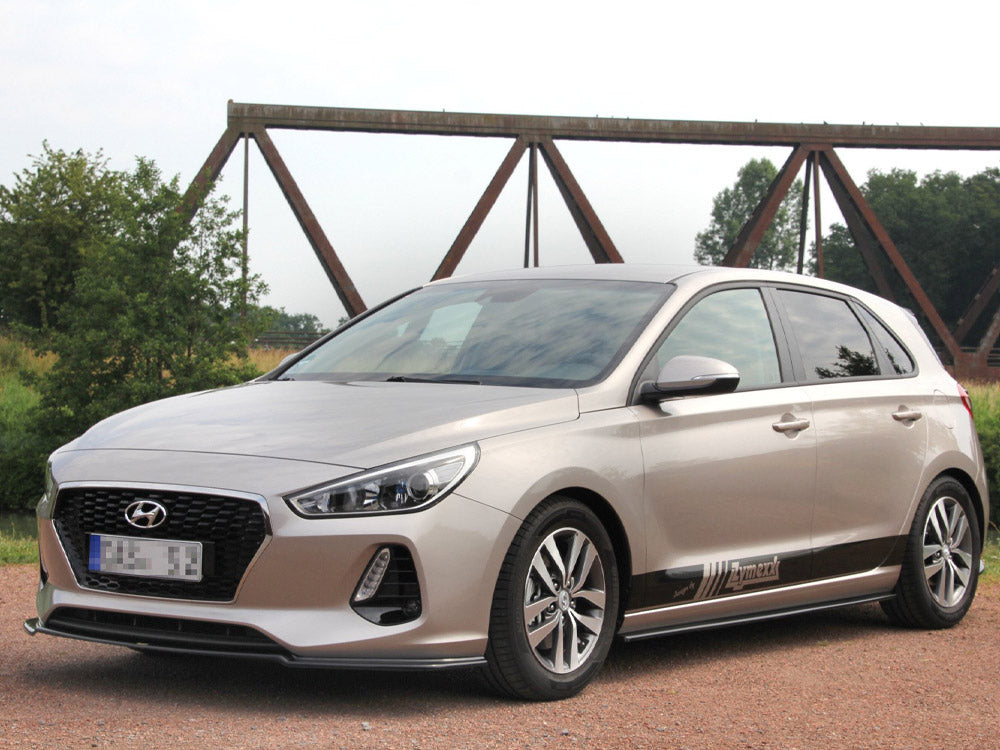 Side Skirts Diffusers Hyundai I30 Mk3 Hatchback - Textured