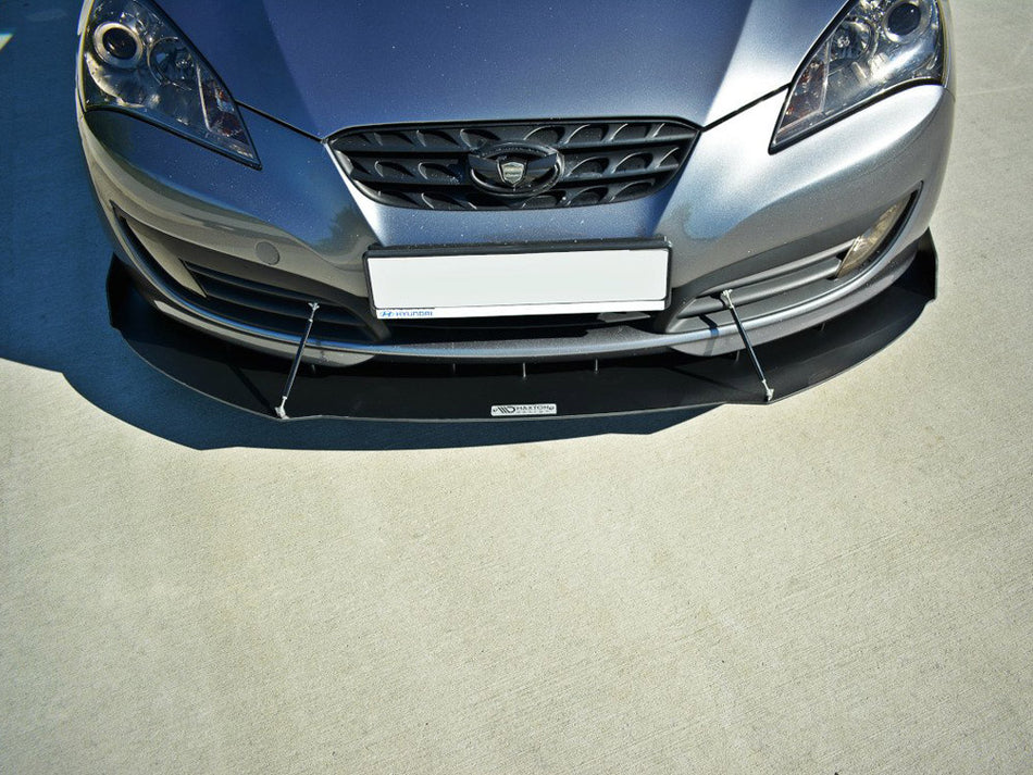 Maxton Design Front Racing Splitter Hyundai Genesis MK1 Coupe  (2009-2012) - HY-GE-1-C-CNC-FD1A - Image 1