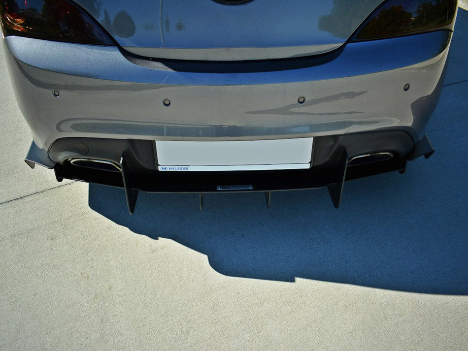 Maxton Design Rear Diffuser Hyundai Genesis MK1 Coupe  (2009-2012) - HY-GE-1-C-CNC-RS1A - Image 2