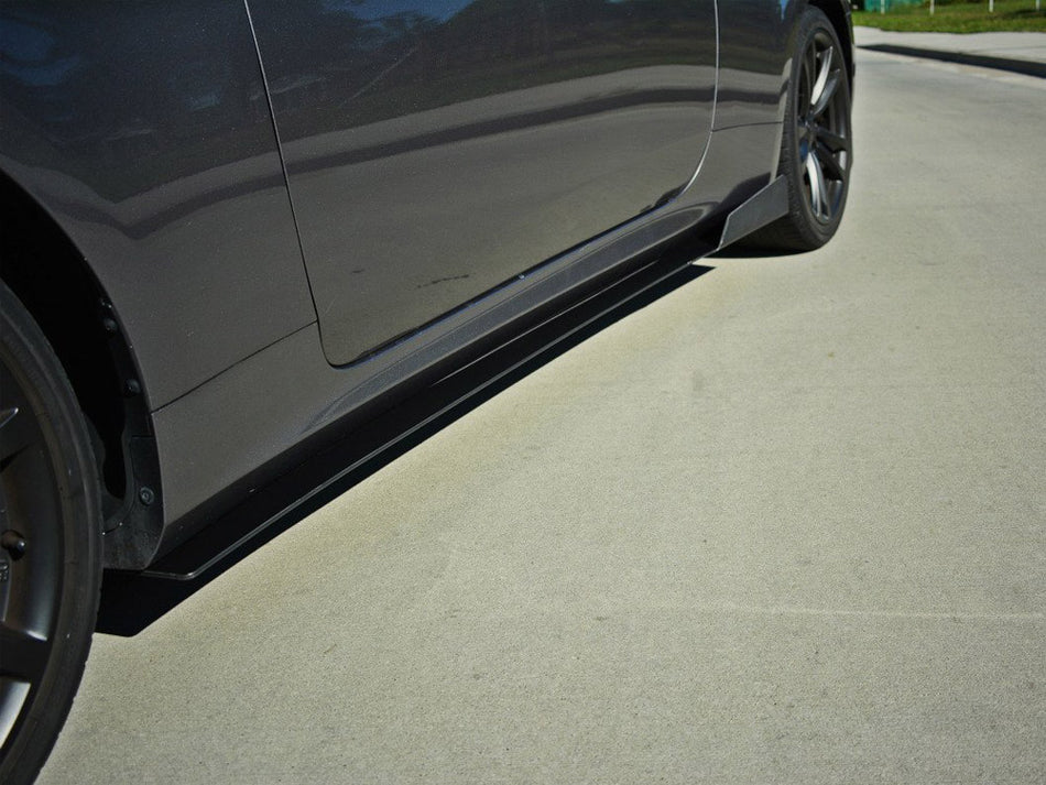 Maxton Design Racing Side Skirts Diffusers Hyundai Genesis MK1 Coupe  (2009-2012) - HY-GE-1-C-CNC-SD1A - Image 1