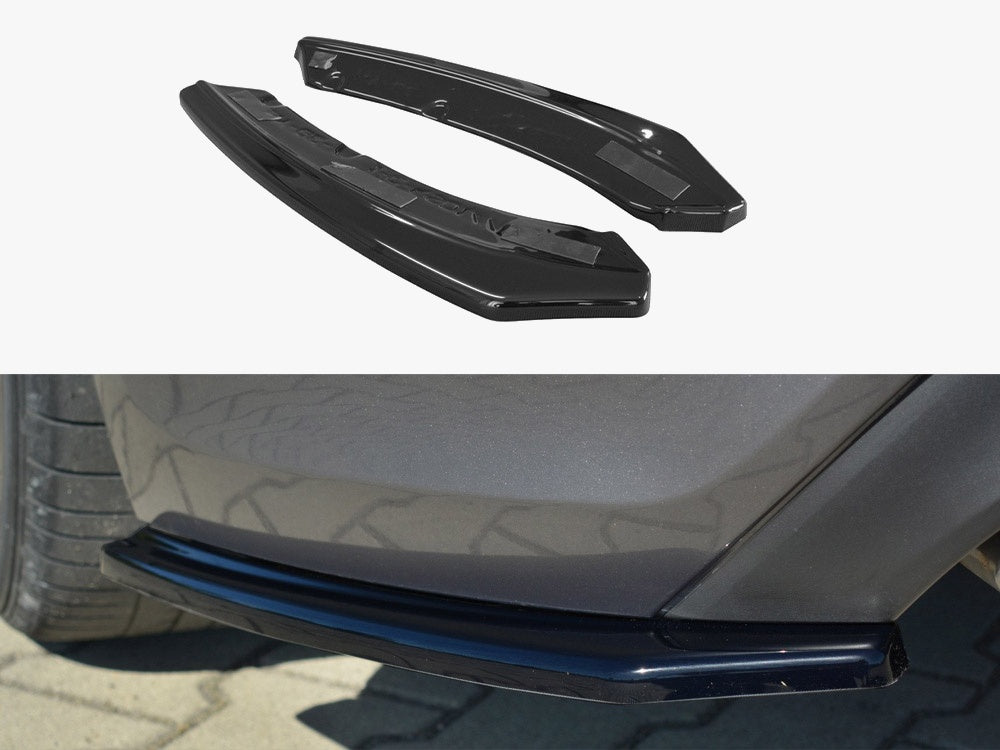 Rear Side Splitters Hyundai Genesis MK1 Coupe (2009-2012) - Textured