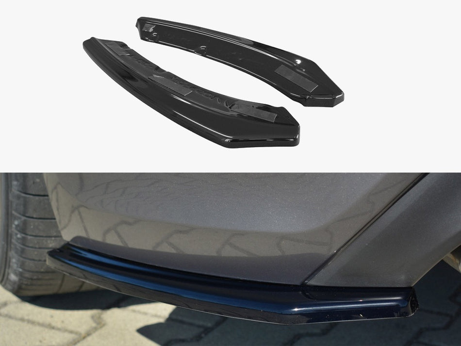 Rear Side Splitters Hyundai Genesis MK1 Coupe (2009-2012) - Carbon Look