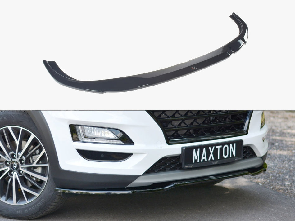 Maxton Design Front Splitter V.2 Hyundai Tucson MK3 Facelift (2018-UP) - Textured - HY-TU-3F-FD2T - Image 1