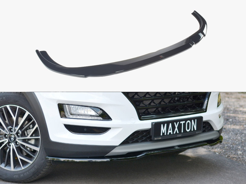 Front Splitter V.2 Hyundai Tucson MK3 Facelift (2018-UP) - Textured