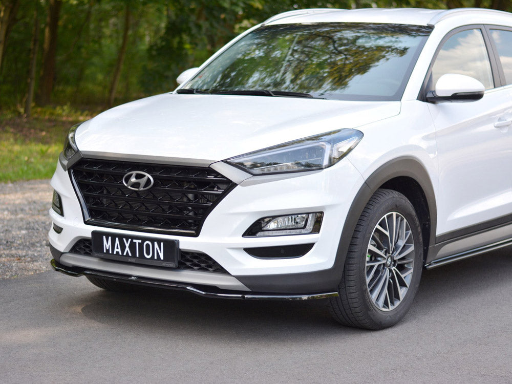 Maxton Design Front Splitter V.2 Hyundai Tucson MK3 Facelift (2018-UP) - Textured - HY-TU-3F-FD2T - Image 2