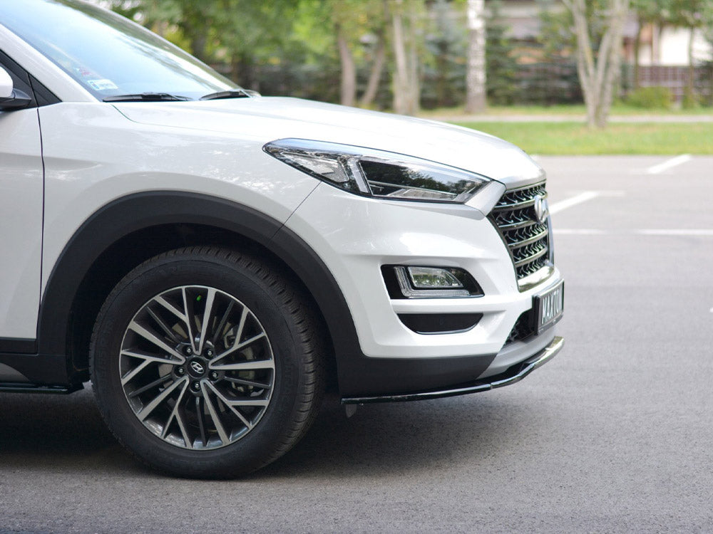 Front Splitter V.2 Hyundai Tucson MK3 Facelift (2018-UP) - Textured