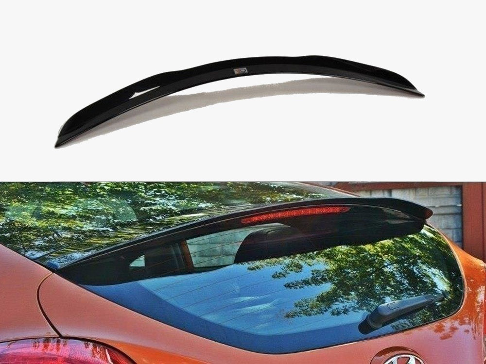 Maxton Design Spoiler CAP Hyundai Veloster - Carbon Look - HY-VE-CAP1C - Image 1