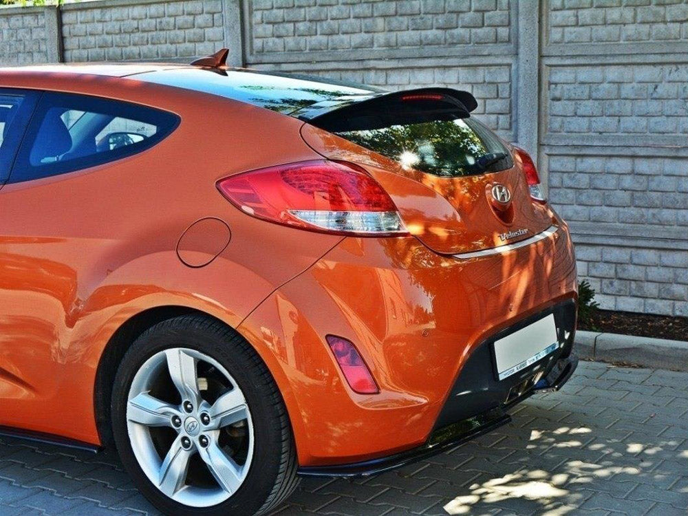 Maxton Design Spoiler CAP Hyundai Veloster - Carbon Look - HY-VE-CAP1C - Image 2