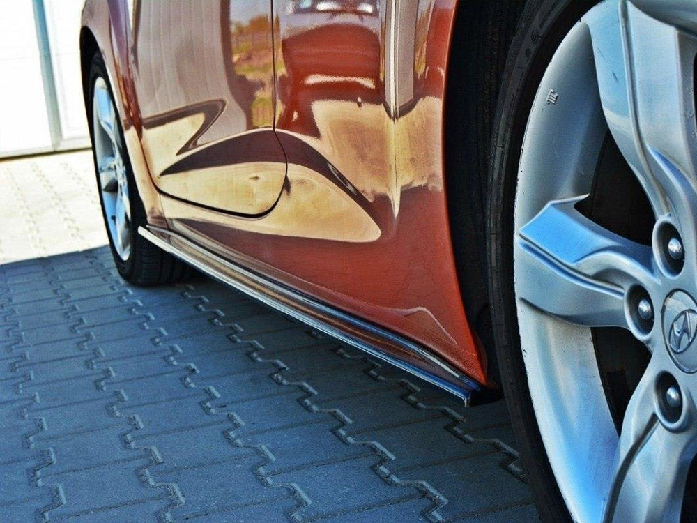 Maxton Design Side Skirts Diffusers Hyundai Veloster - HY-VE-SD1G - Image 4