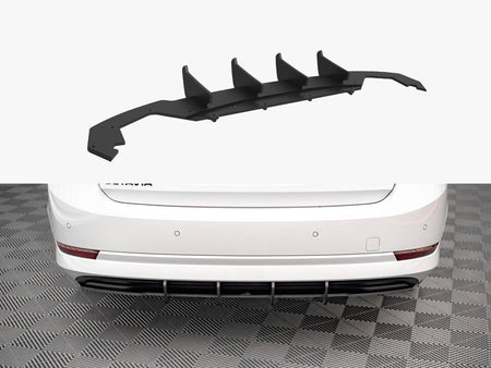 Maxton Design Street PRO Rear Diffuser Skoda Octavia Mk4 - SKOC4CNC-RS1B - Image 1