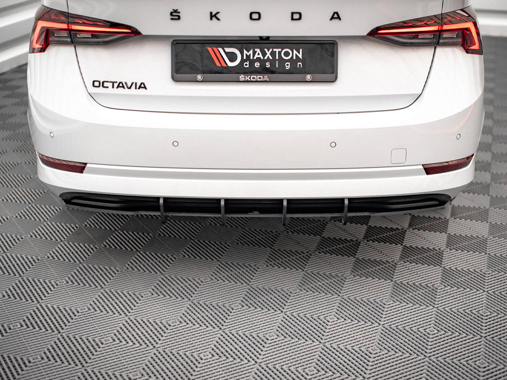 Maxton Design Street PRO Rear Diffuser Skoda Octavia Mk4 - SKOC4CNC-RS1B - Image 3