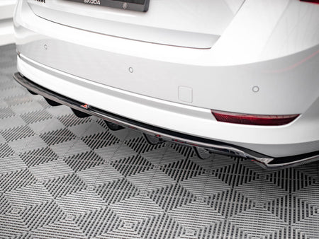 Maxton Design Rear Splitter (Vertical Bars) Skoda Octavia Mk4 - SK-OC-4-RD2G+RD3G - Image 3
