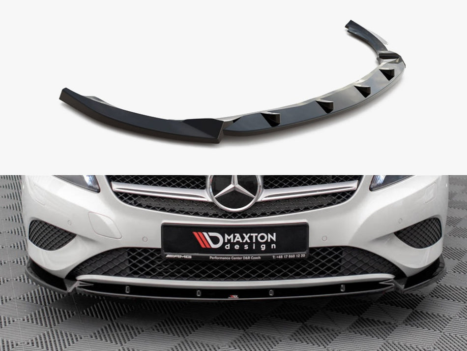 Maxton Design Front Splitter V.1 Mercedes A W176 (2012-2015) - ME-A-176-FD1G - Image 1