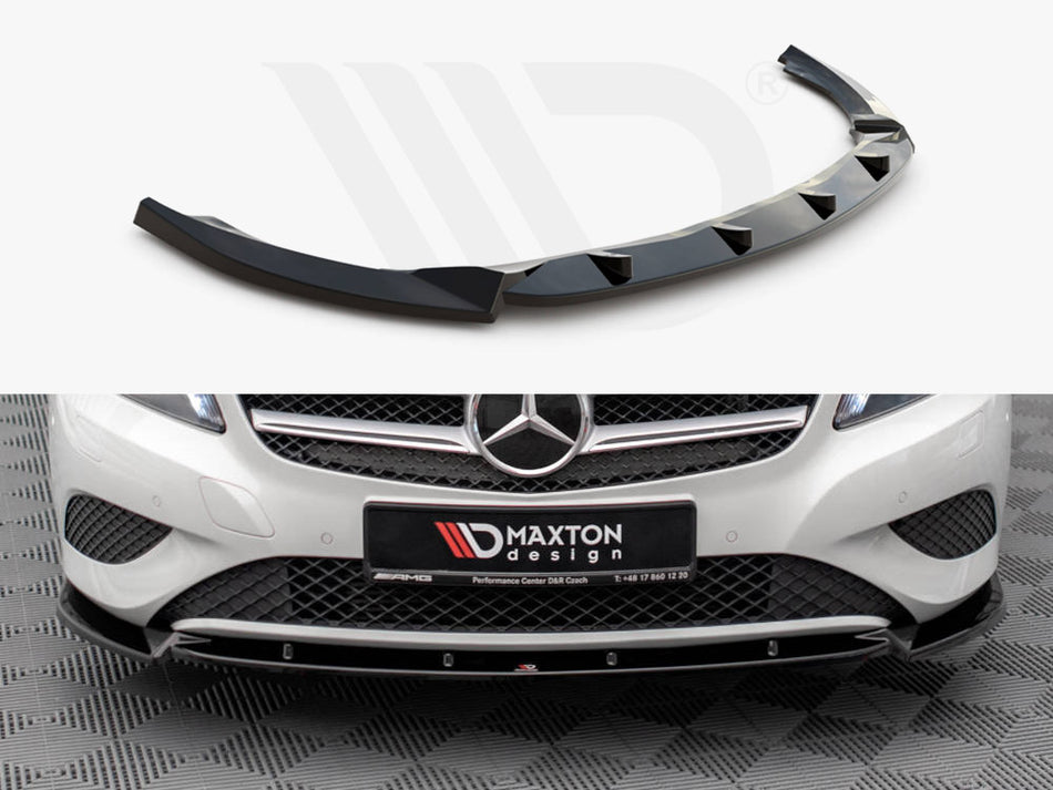 MAXTON DESIGN Front Splitter V.1 Mercedes A W176 (2012-2015)