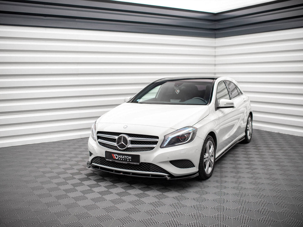 Maxton Design Front Splitter V.1 Mercedes A W176 (2012-2015) - ME-A-176-FD1G - Image 2