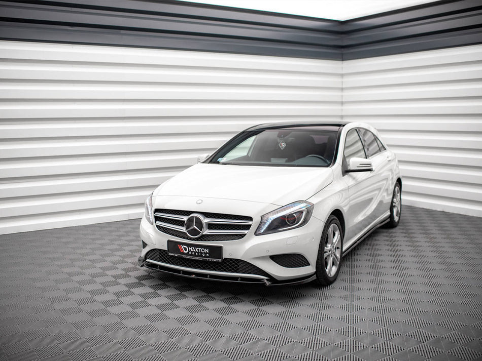 Maxton Design Front Splitter V.1 Mercedes A W176 (2012-2015) - ME-A-176-FD1G - Image 2
