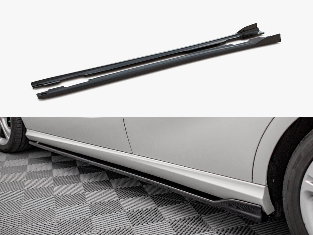 Maxton Design Side Skirts Diffusers V.1 Mercedes A W176 (2012-2015) - ME-A-176-SD1G - Image 1