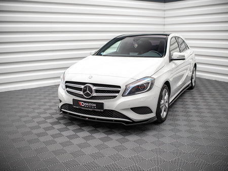 Maxton Design Front Splitter V.2 Mercedes A W176 (2012-2015) - ME-A-176-FD2G - Image 2