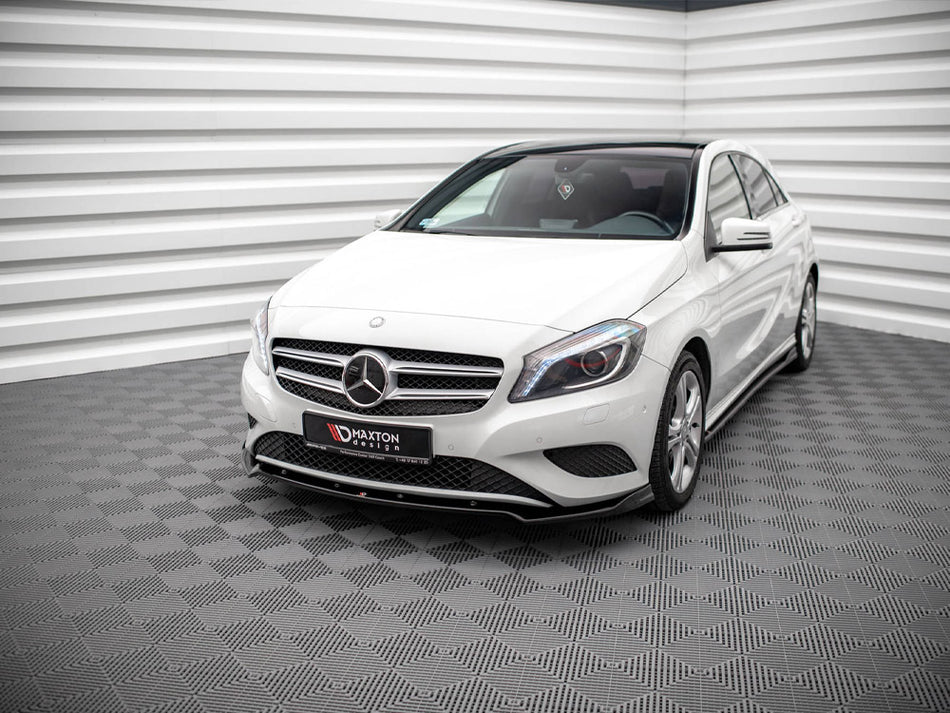 Maxton Design Front Splitter V.2 Mercedes A W176 (2012-2015) - ME-A-176-FD2G - Image 2