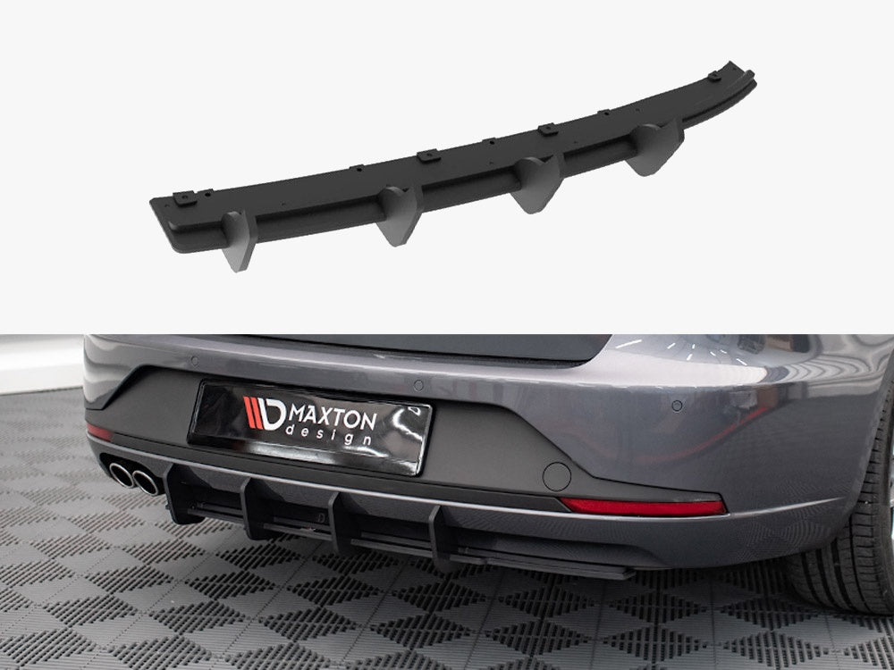 Maxton Design Street PRO Rear Diffuser Seat Leon FR Sportstourer MK3 (2012-2016) - SELE3FRSTCNC-RS1B - Image 1