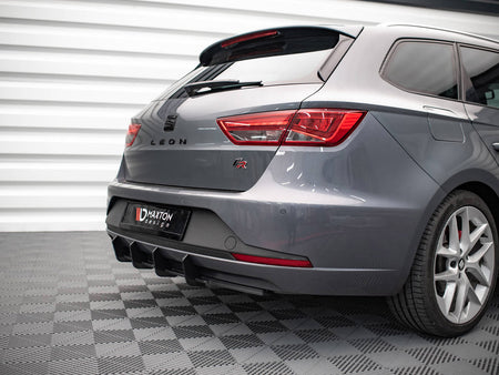 Maxton Design Street PRO Rear Diffuser Seat Leon FR Sportstourer MK3 (2012-2016) - SELE3FRSTCNC-RS1B - Image 3