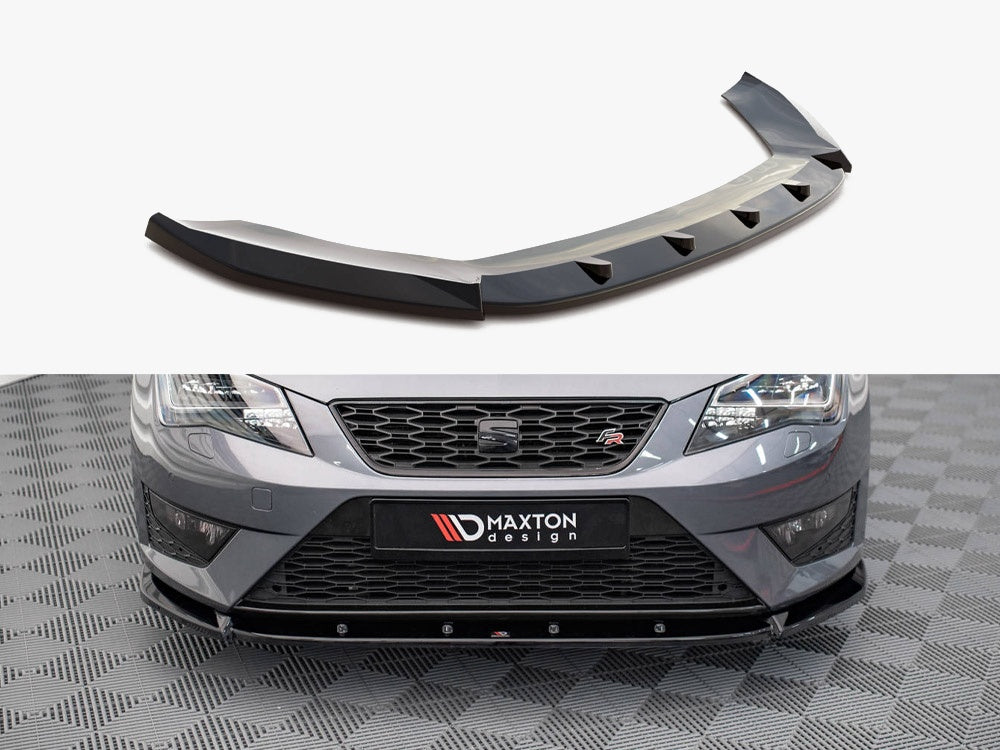 Maxton Design Front Splitter V.1 Seat Leon FR / Cupra MK3 (2012-2016) - SE-LE-3-FR-ST-FD1G - Image 1