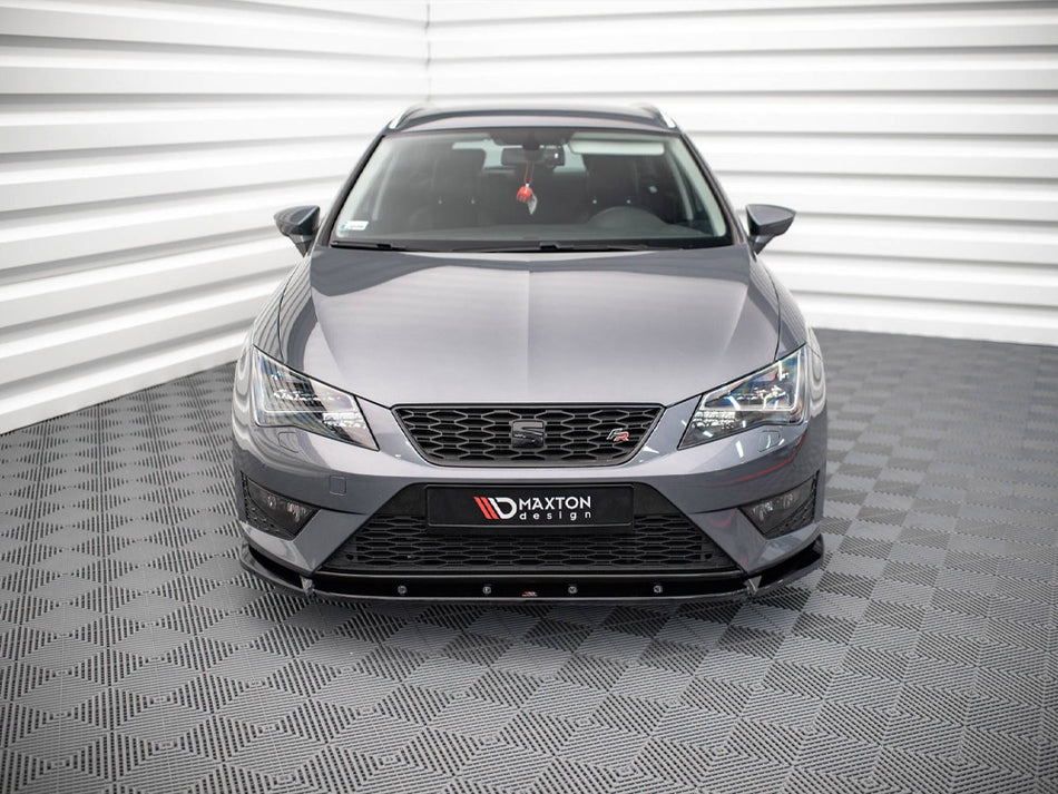 Maxton Design Front Splitter V.1 Seat Leon FR / Cupra MK3 (2012-2016) - SE-LE-3-FR-ST-FD1G - Image 2