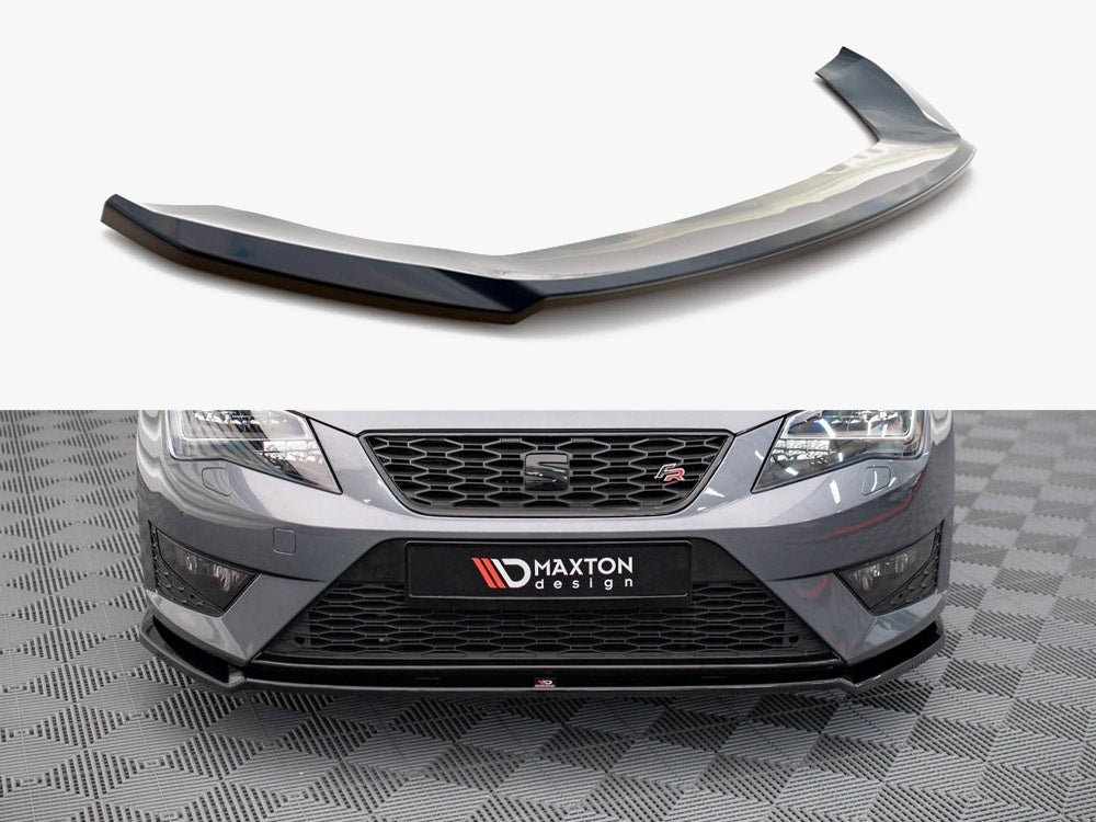 Maxton Design Front Splitter V.2 Seat Leon FR / Cupra MK3 (2012-2016) - SE-LE-3-FR-ST-FD2G - Image 1