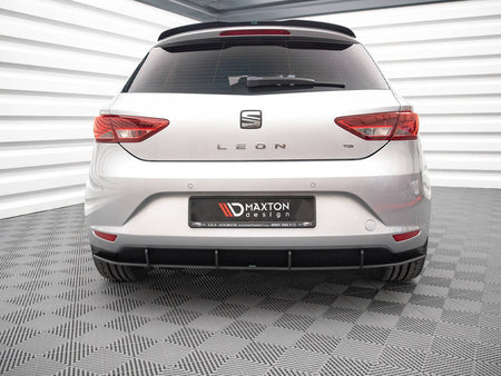 Maxton Design Street PRO Rear Diffuser Seat Leon Hatchback Mk3 (2012-2016) - SELE3CNC-RS1B - Image 3