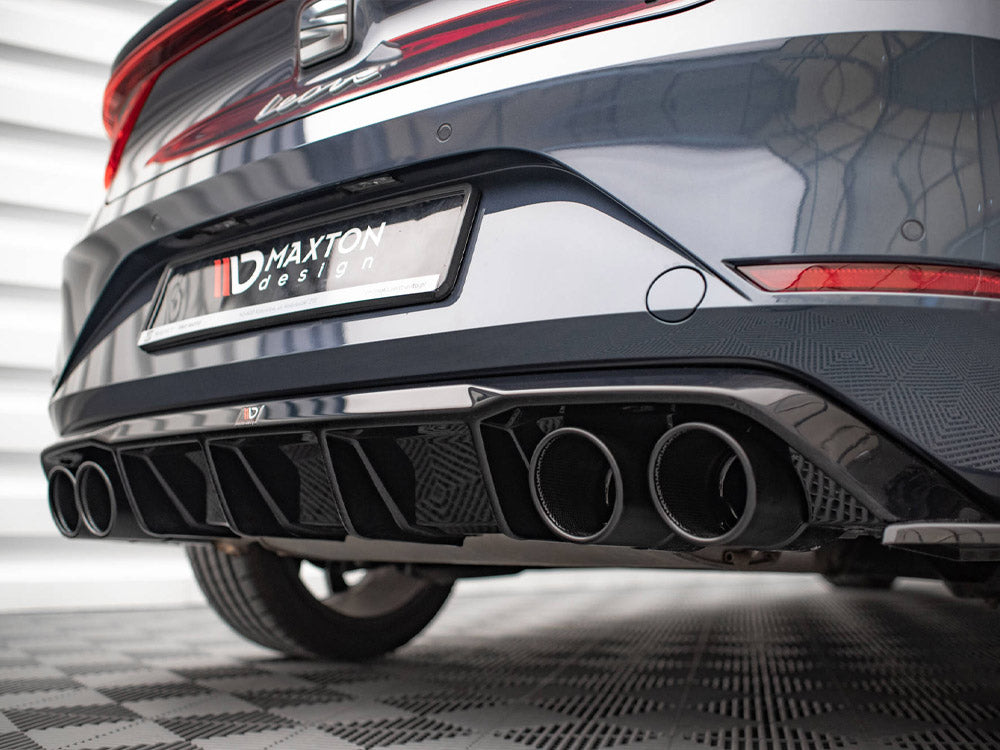 Maxton Design Rear Valance + Exhaust Ends Imitation Seat Leon FR Hatchback Mk4 - SE-LE-4-FR-RS1+ - Image 4