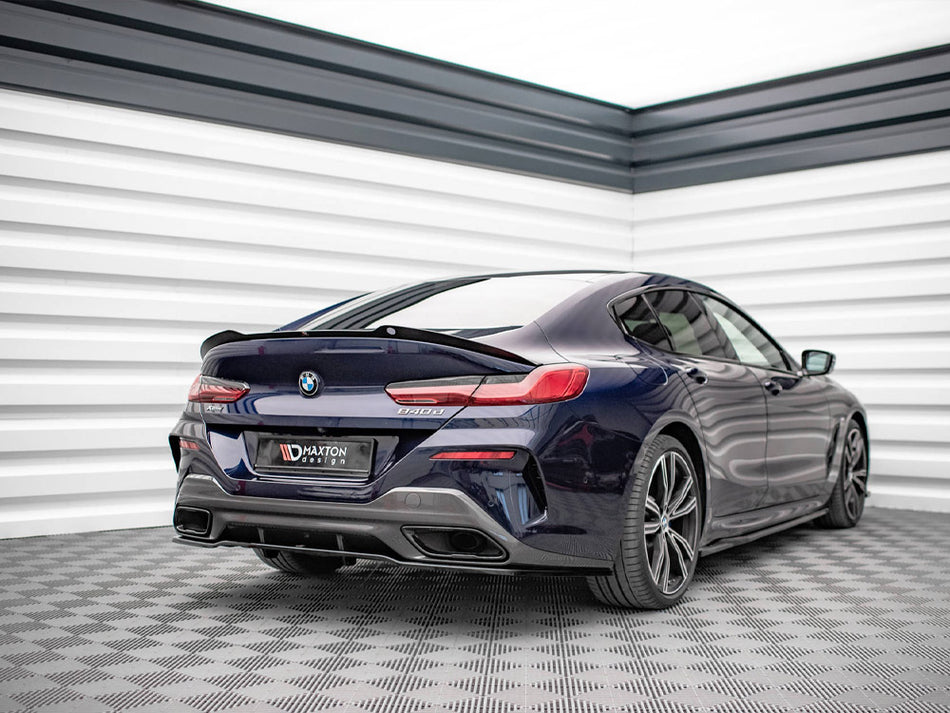 Maxton Design Central Rear Splitter (Vertical Bars) BMW 8 Gran Coupe M-Pack G16 - BM-M850-G16-GC-RD1G+RD2G - Image 2