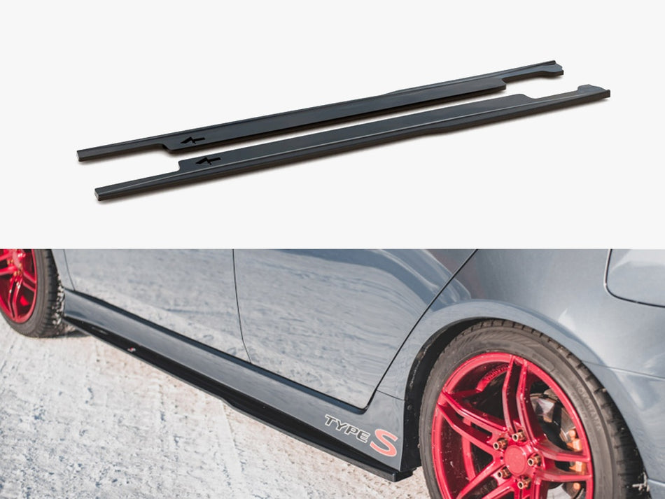 Maxton Design Side Skirts Diffusers V.2 Honda Accord MK7 Type-s (2002-2007) - HO-AC-7-TYPE-S-SD2G - Image 1