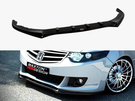 Maxton Design Front Splitter Honda Accord MK 8 Pre-face (2008-2011) - Carbon Look - HO-AC-8-FD1C - Image 1