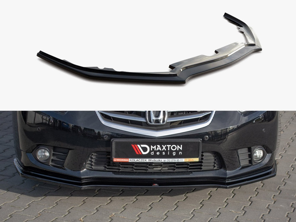 Maxton Design Front Splitter Honda Accord MK8 Facelift CU Series (2011-2015) - HO-AC-8F-FD1G - Image 1