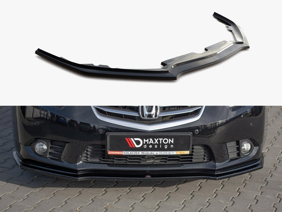 Maxton Design Front Splitter Honda Accord MK8 Facelift CU Series (2011-2015) - HO-AC-8F-FD1G - Image 1