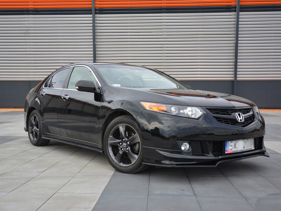 Maxton Design Side Skirts Splitters Honda Accord MK8 (Cu-series) Pre-facelift Sedan (2008-2011) - Carbon Look - HO-AC-8-SD1C - Image 2