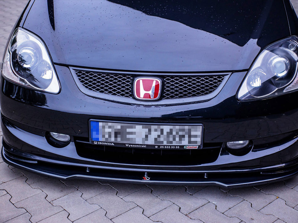 Maxton Design Front Splitter V.1 Honda Civic EP3 (Mk7) Type-r/s Facelift (2004-2006) - HO-CI-7-TYPE-R/S-FD1G - Image 1