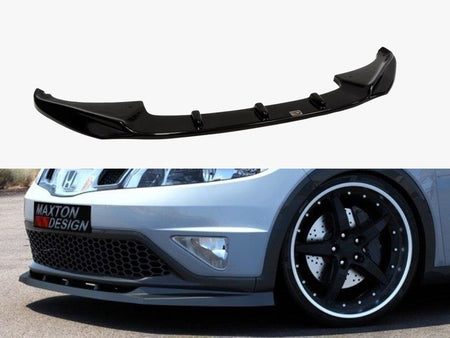 Maxton Design Front Splitter Honda Civic Mk8 Facelift TEXTURED - HO-CI-8F-FD1T - Image 1