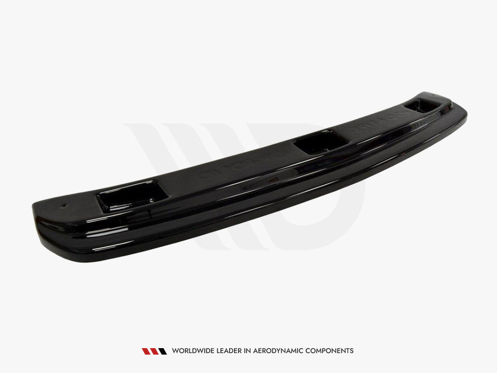 Central Rear Splitter Honda Civic VIII Type S/R (Without Vertical Bars) - Textured
