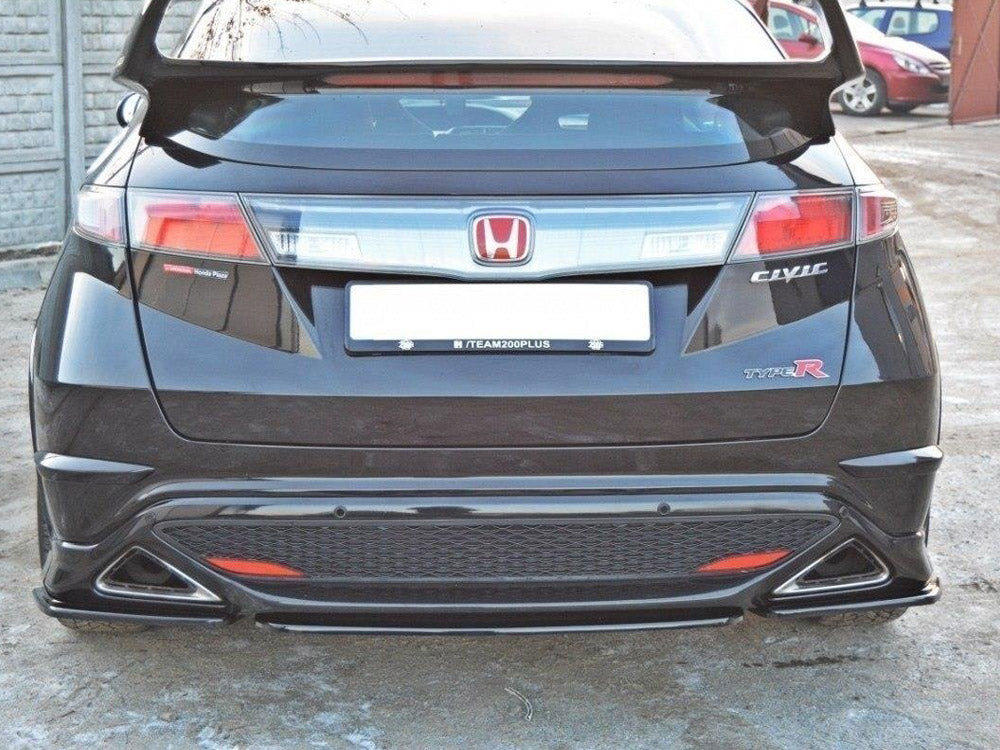 Maxton Design Central Rear Splitter Honda Civic VIII Type S/R (Without Vertical Bars) - HO-CI-8-TYPE-S/R-RD1G - Image 4