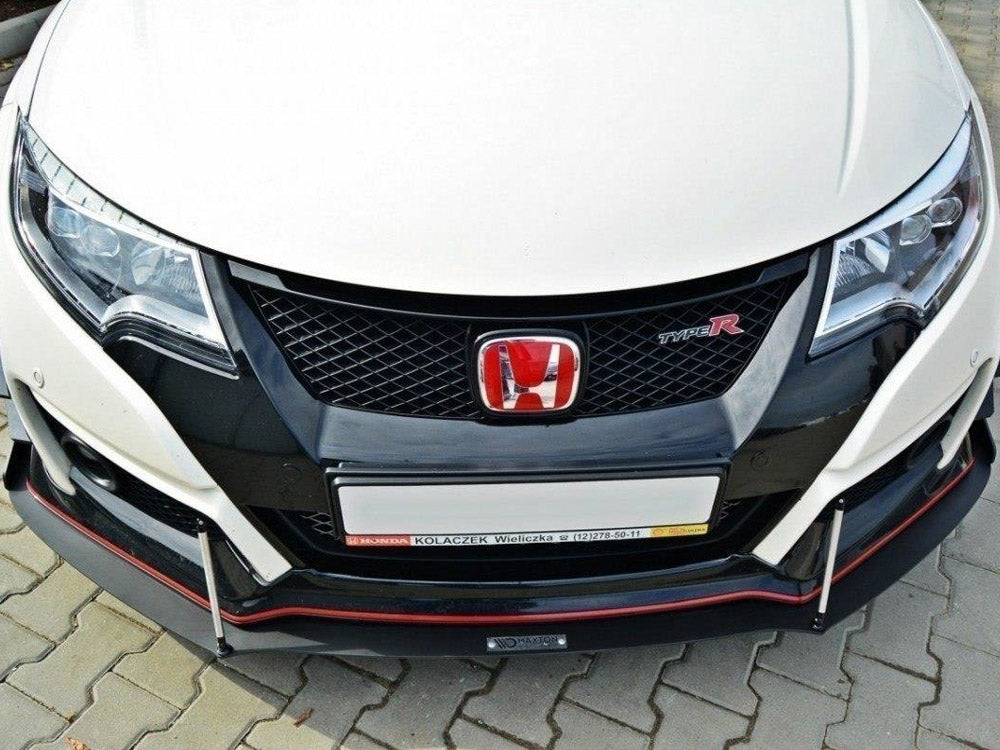 Maxton Design Front Racing Splitter V.2 Honda Civic IX Type R - HO-CI-9-TYPE-R-CNC-FD2A - Image 3