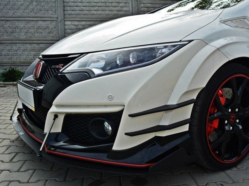 Maxton Design Front Racing Splitter V.2 Honda Civic IX Type R - HO-CI-9-TYPE-R-CNC-FD2A - Image 5