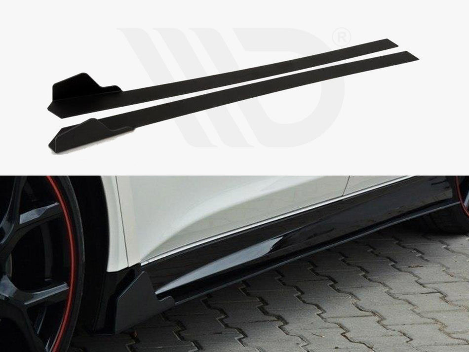 MAXTON DESIGN Racing Side Skirts Diffusers Honda Civic IX Type R (2015-2017)