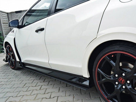 Racing Side Skirts Diffusers Honda Civic IX Type R