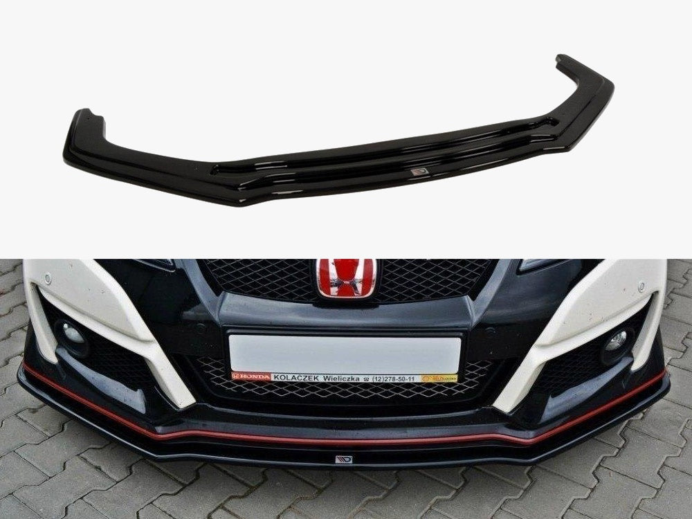 Maxton Design Front Splitter V.1 Honda Civic IX Type R - HO-CI-9-TYPE-R-FD1G - Image 1