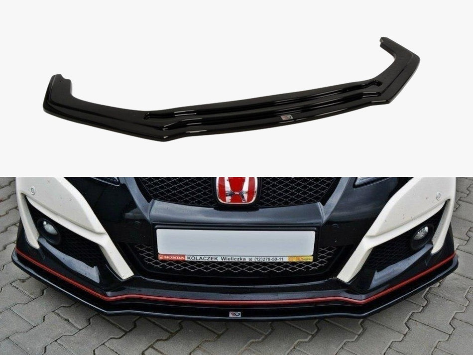Maxton Design Front Splitter V.1 Honda Civic IX Type R