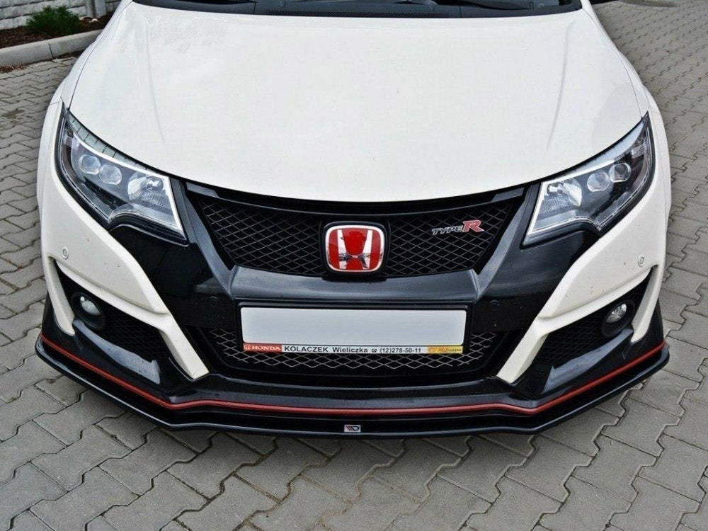 Maxton Design Front Splitter V.1 Honda Civic IX Type R - HO-CI-9-TYPE-R-FD1G - Image 3